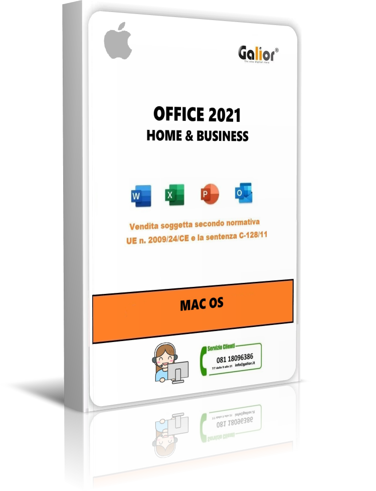 Office 2021 Home & Business per Mac OS REUSED